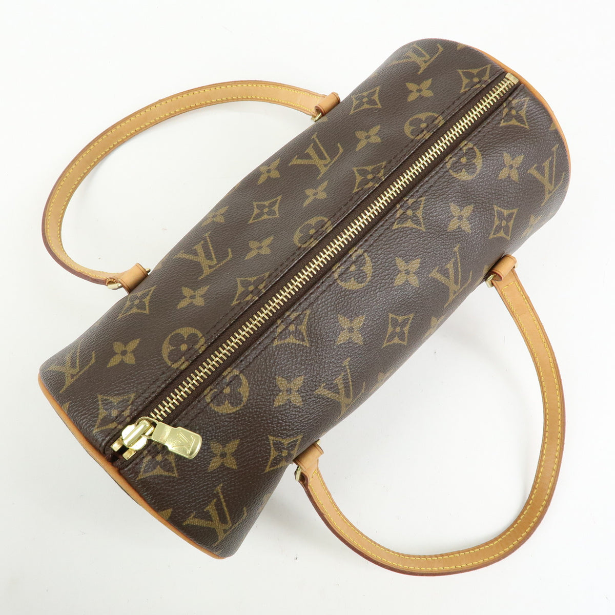 Louis Vuitton Monogram Papillon 26 Hand Bag Brown M51386