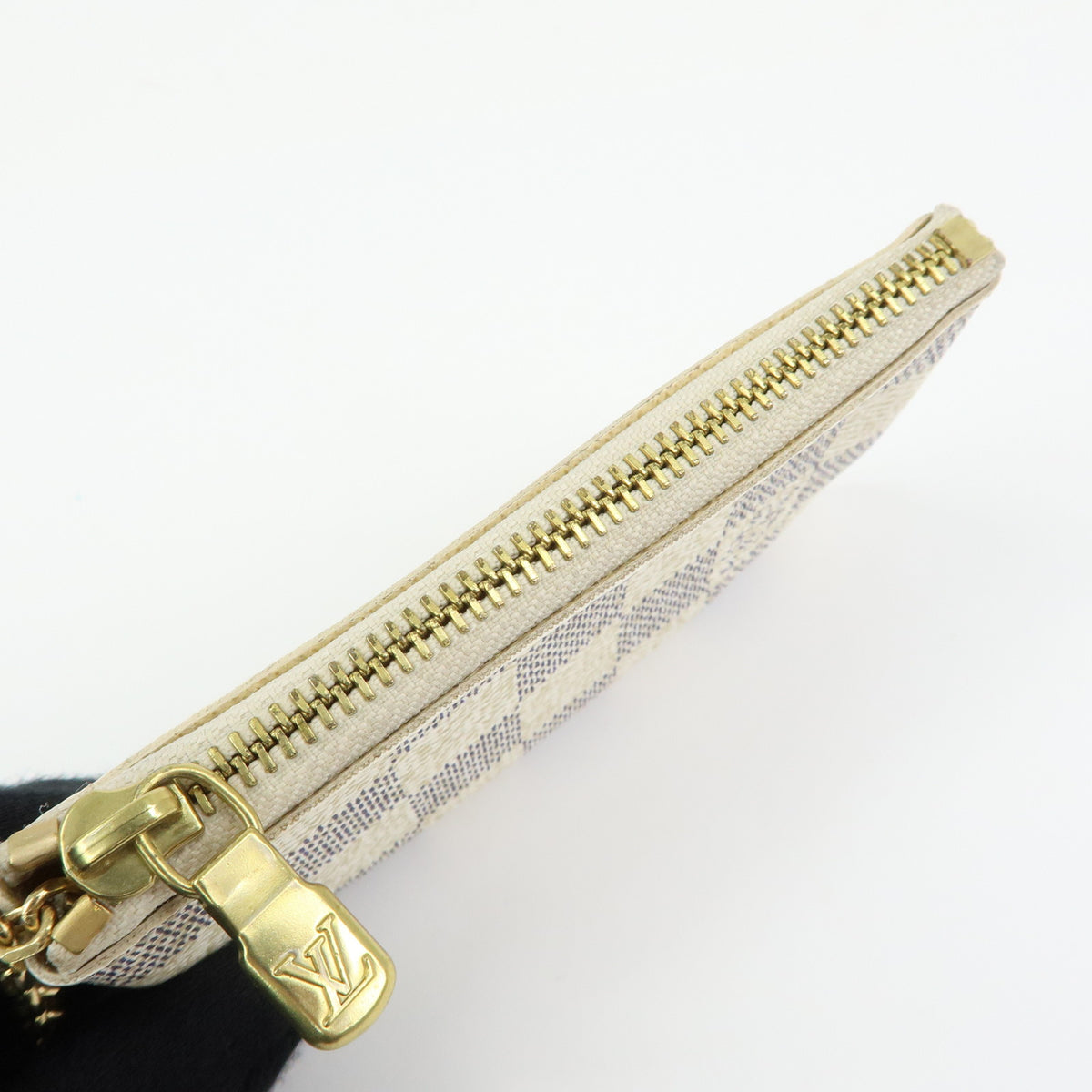Louis Vuitton Damier Azur Pochette Cles Coin Case Key Case N62659