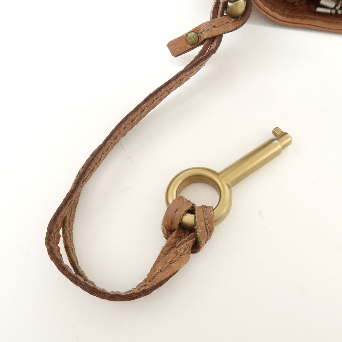 Chloe Paddington Hobo Leather Shoulder Bag Brown