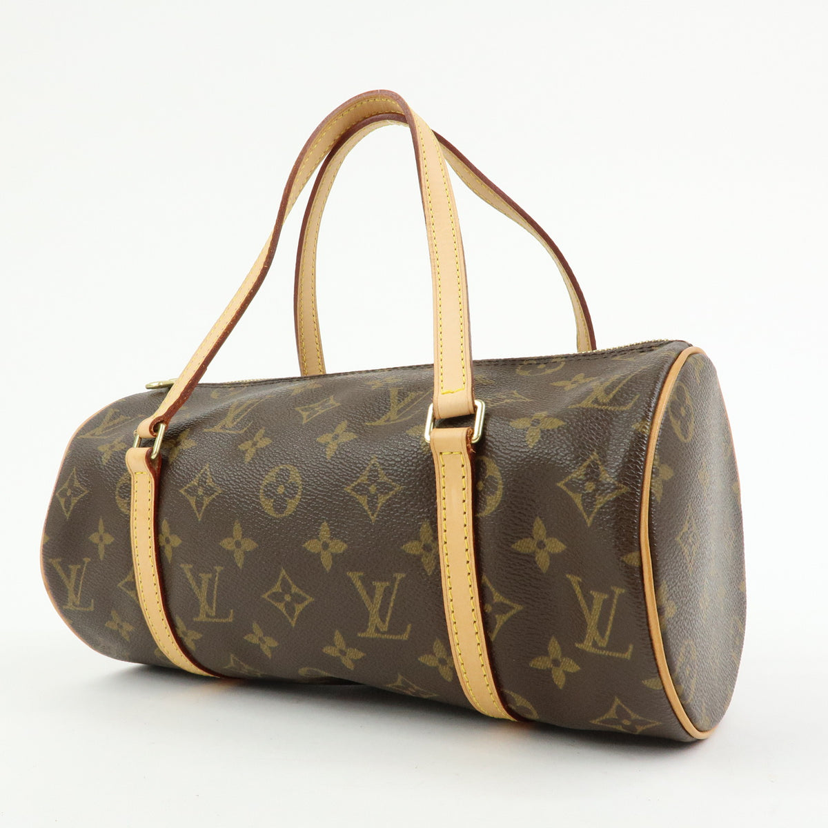 Louis Vuitton Monogram Papillon 26 Hand Bag Brown M51386