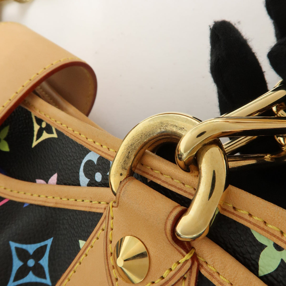 Louis Vuitton Monogram Multicolor Annie GM Canvas Tote Bag M40304