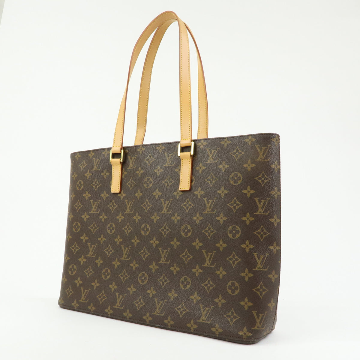 Louis Vuitton Monogram Luco Tote Bag Shoulder Bag Brown M51155
