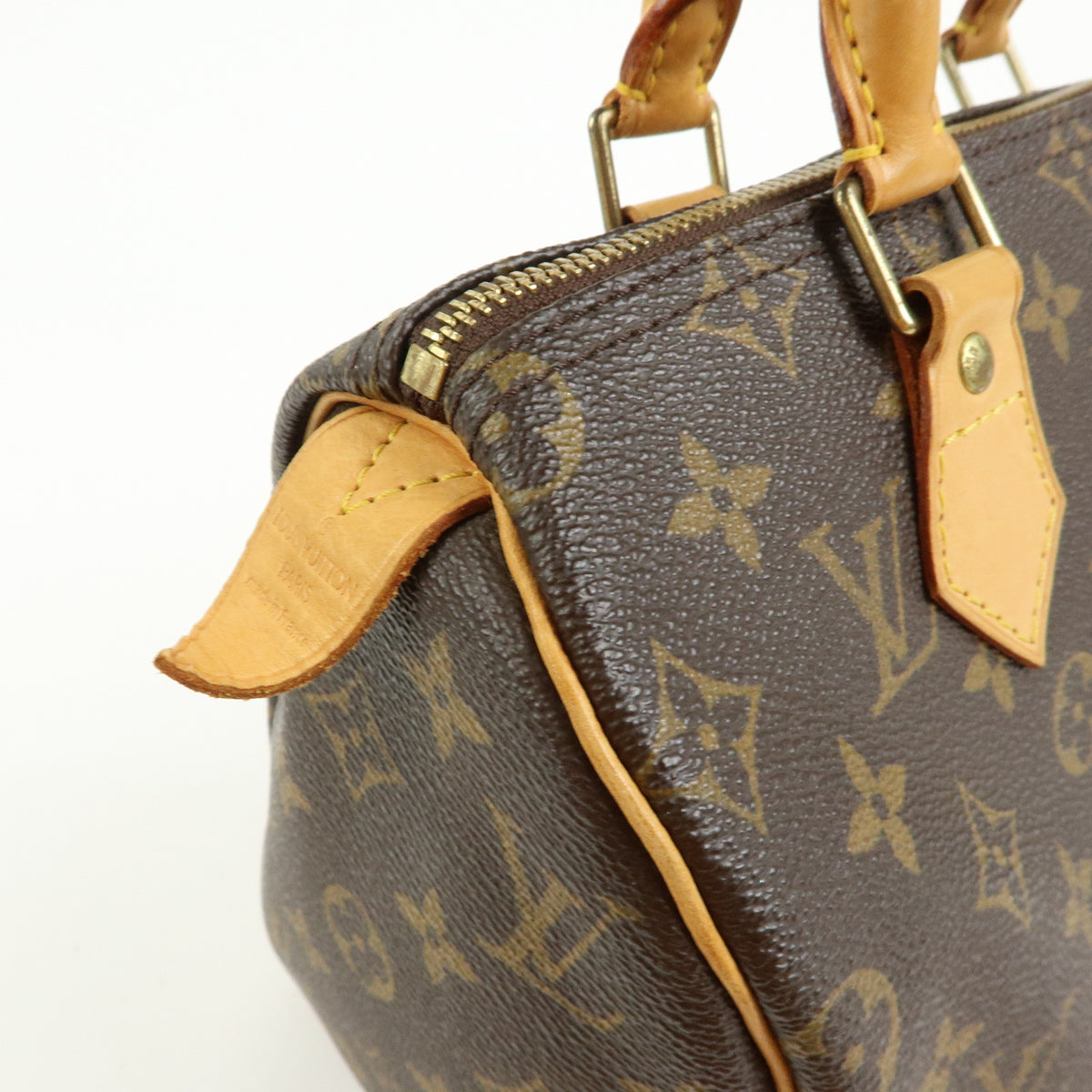 Louis Vuitton Monogram Speedy 25 Boston Bag Hand Bag Brown M41528