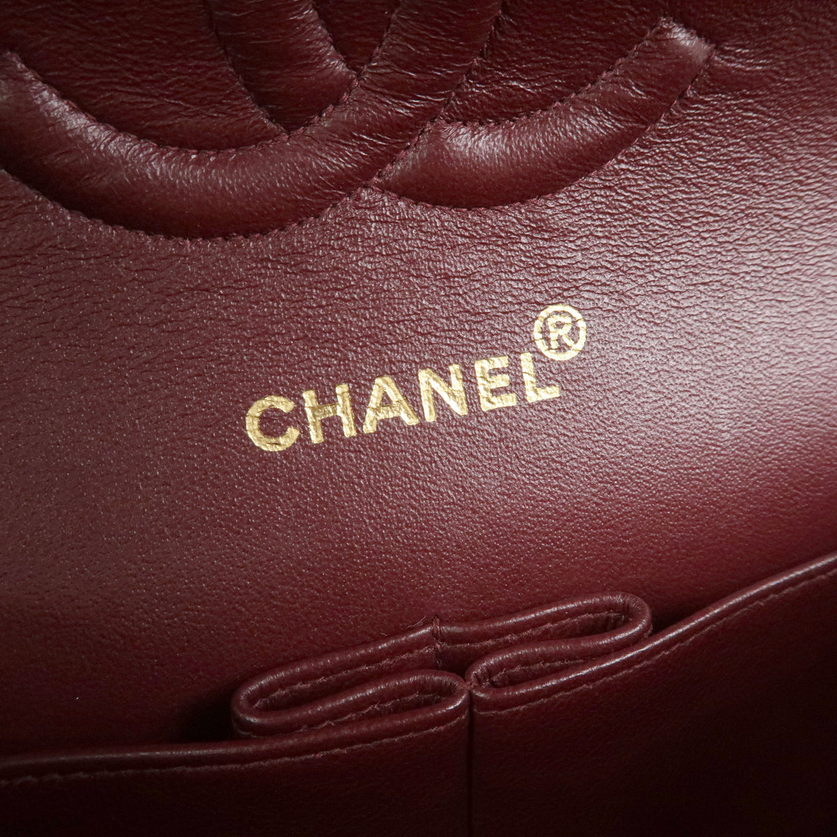 CHANEL Matelasse 25 Lamb Skin Double Flap Chain Shoulder Bag A01112
