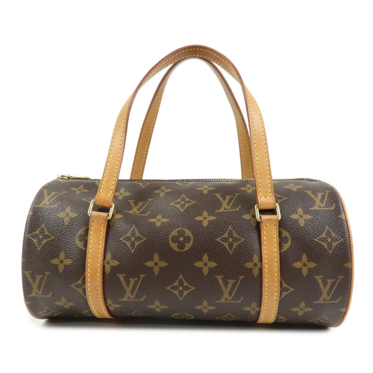 Louis Vuitton Monogram Papillon 26 Hand Bag Brown M51386