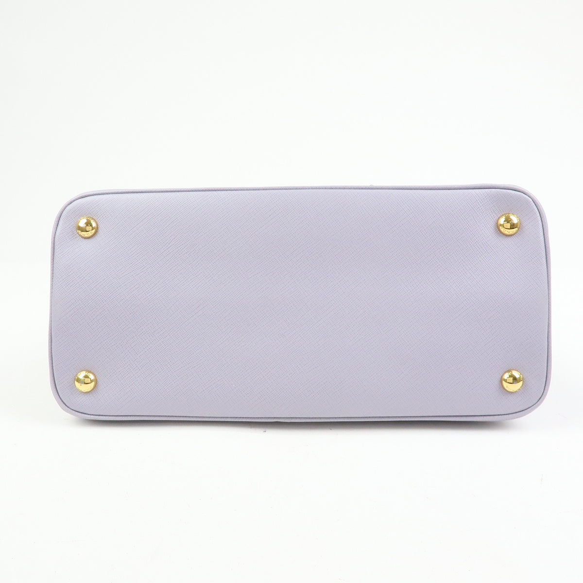 PRADA Triangle Logo Promenado Saffiano Leather 2Way Bag  Purple BN2567