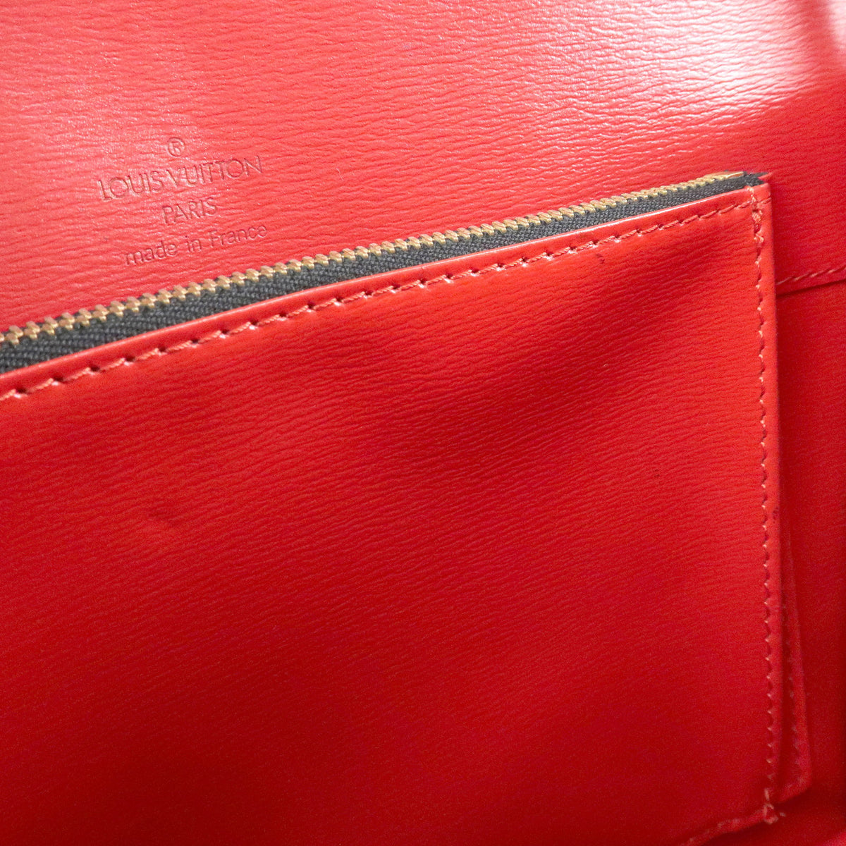 Louis Vuitton Epi Freeland Shoulder Bag Noir Castilian Red M52417