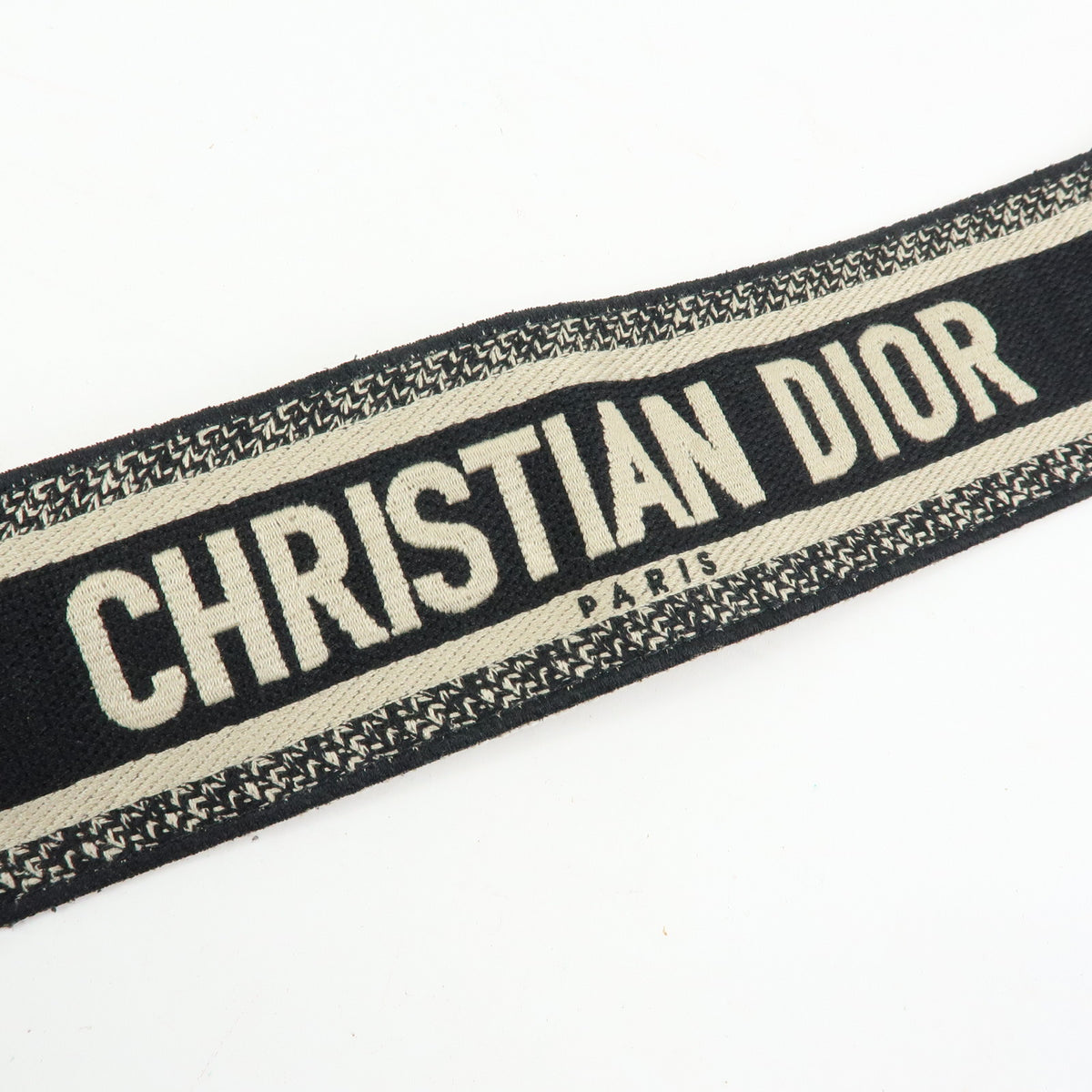 Christian Dior Trotter Saddle Jacquard Canvas Leather 2Way Bag Hand Bag