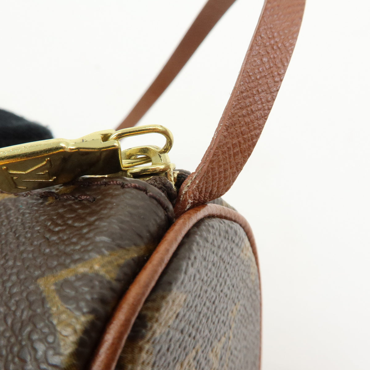 Louis Vuitton Monogram Mini Pouch for Papillon Bag Brown