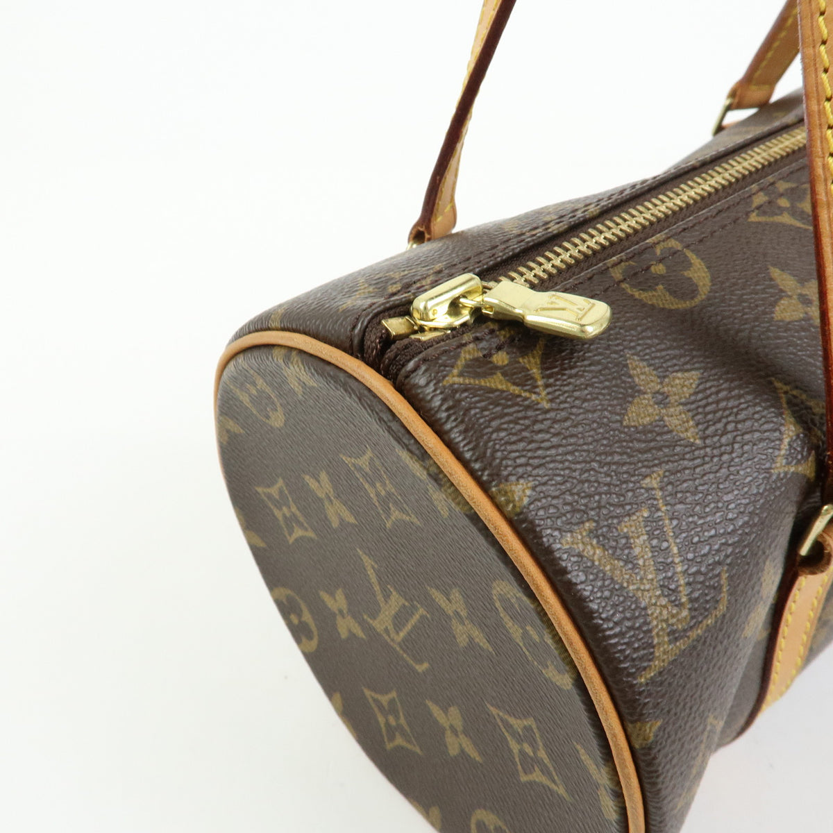 Louis Vuitton Monogram Papillon 26 Hand Bag Brown M51386