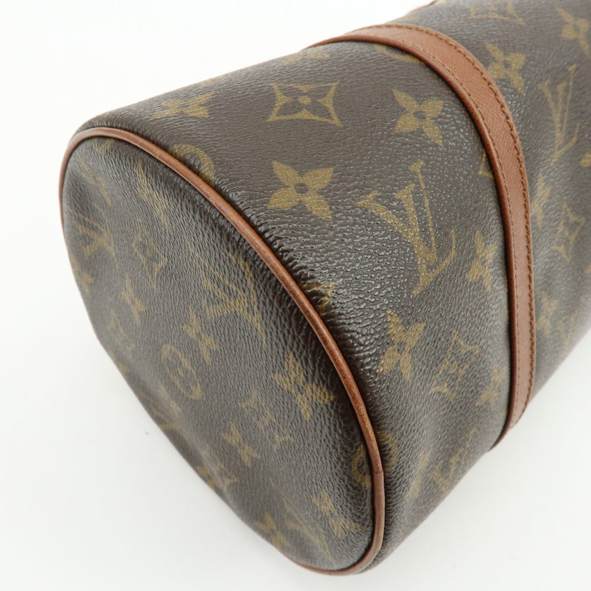 Louis Vuitton Monogram Papillon 30 Hand Bag Brown M51365