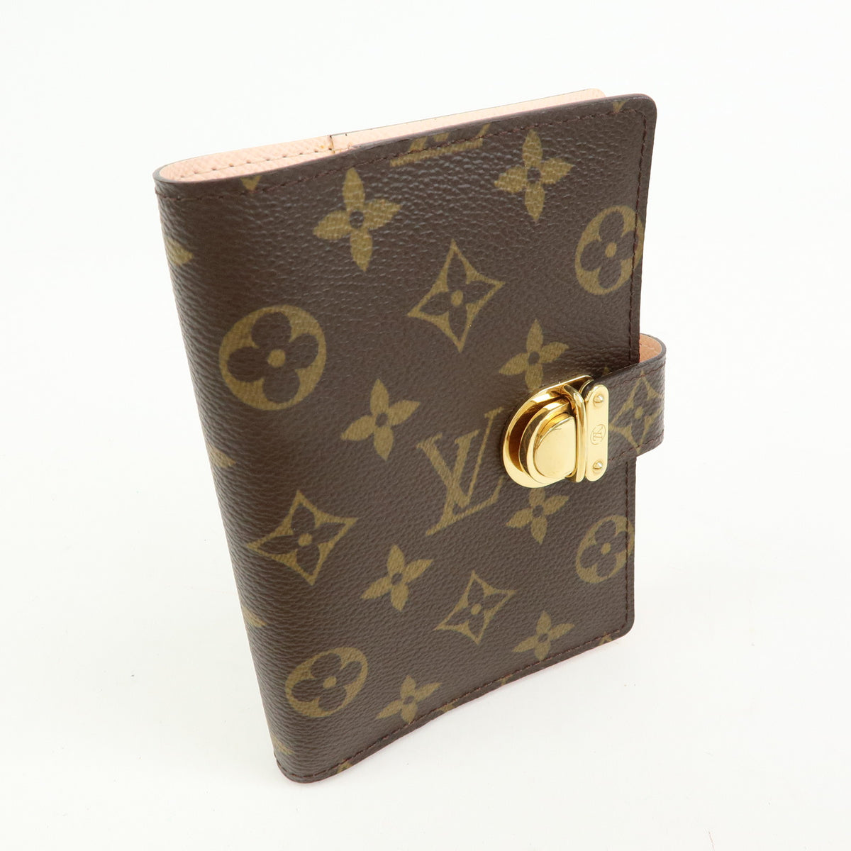 Louis Vuitton Monogram Agenda Koala PM Planner Cover Brown Pink R21013