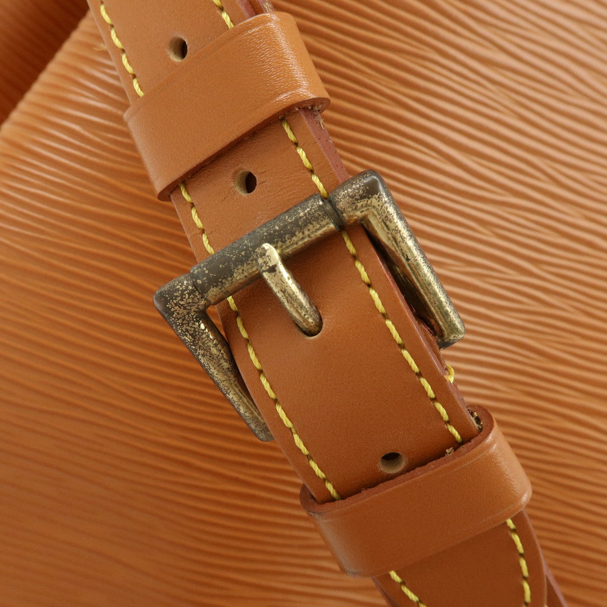 Louis Vuitton Epi Leather Petit Noe Shoulder Bag Zipang Gold M44108