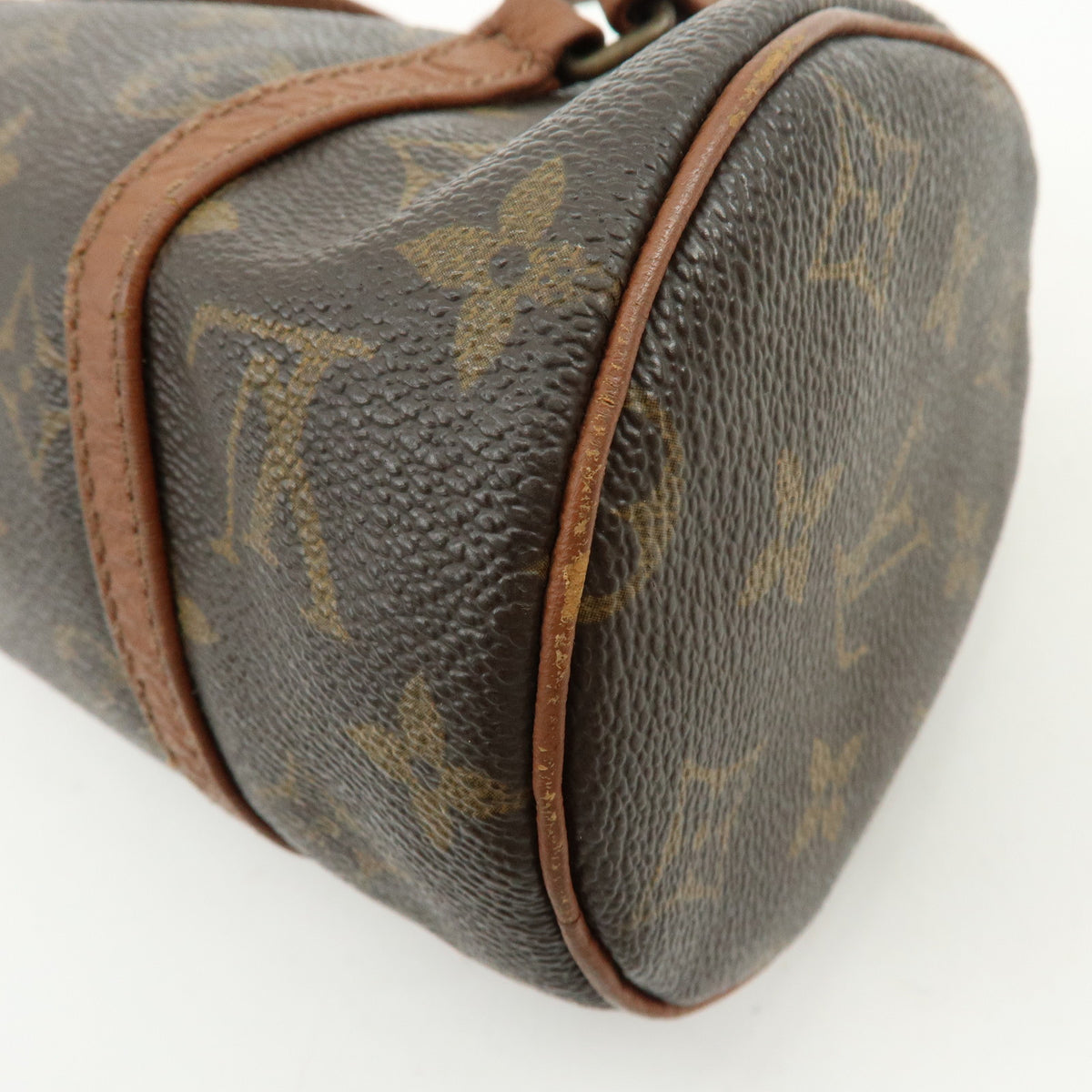 Louis Vuitton Monogram Papillon 22 Canvas Leather Hand Bag Brown M51367