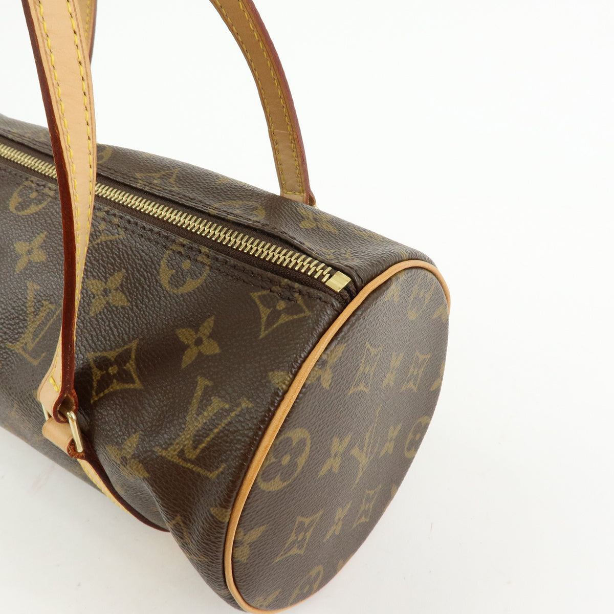 Louis Vuitton Monogram Papillon 26 Hand Bag Brown M51386
