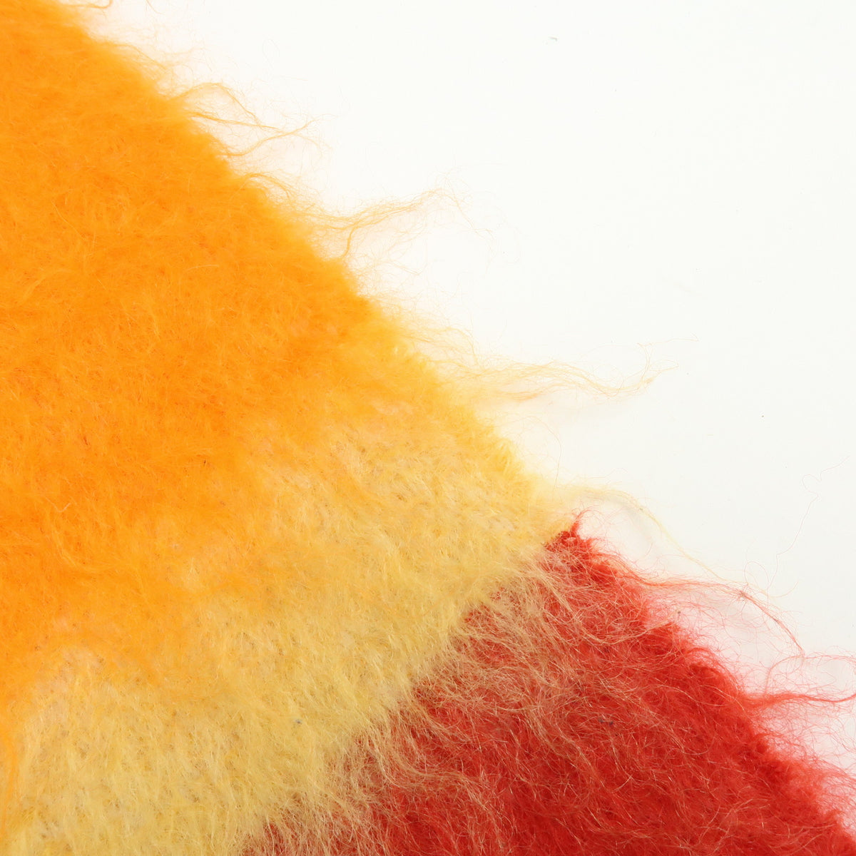 LOEWE Anagram Mohair Wool Scarf Shawl Orange Multicolor