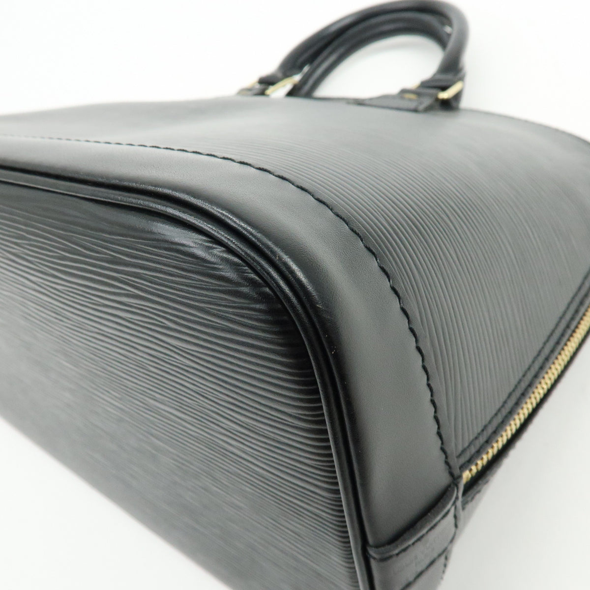 Louis Vuitton Epi Alma Leather Hand Bag Noir Black M52142