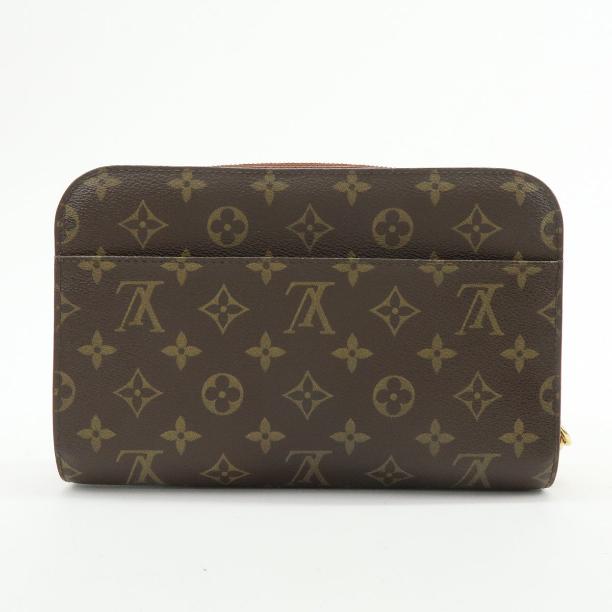 Louis Vuitton Monogram Orsay Clutch Bag Pouch Brown M51790