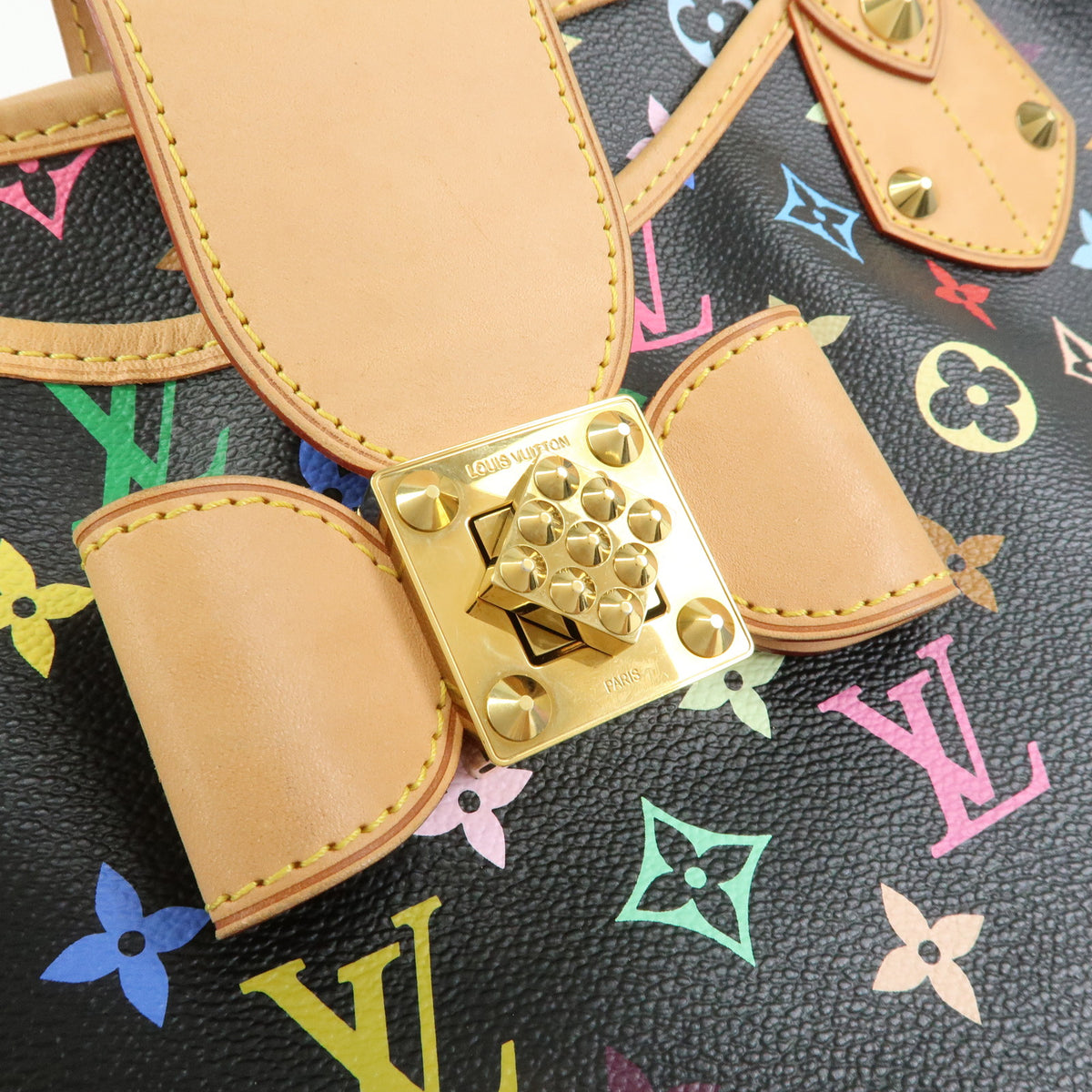Louis Vuitton Monogram Multicolor Annie GM Canvas Tote Bag M40304
