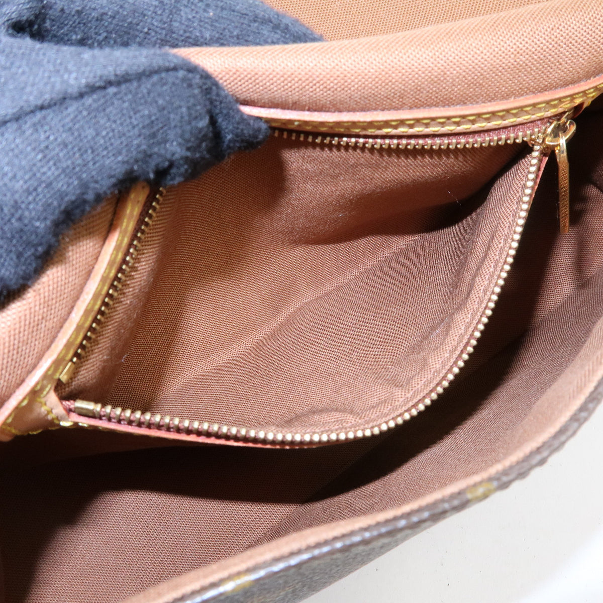 Louis Vuitton Monogram Mini Looping Shoulder Bag Brown M51147