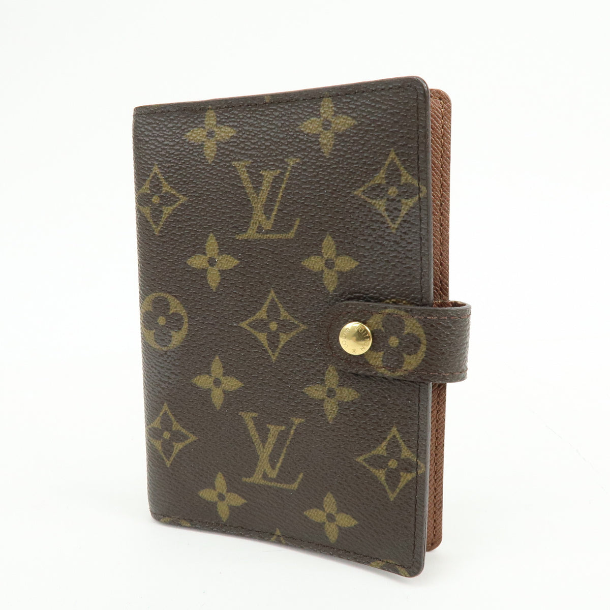 Louis Vuitton Monogram Agenda PM Planner Cover Brown R20005