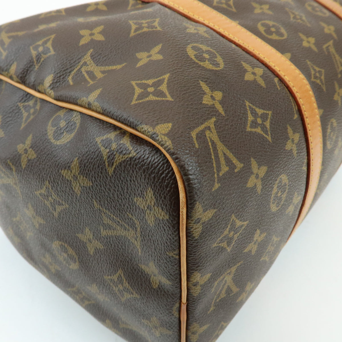 Louis Vuitton Monogram Sac Souple 35 Boston Bag Brown M41626