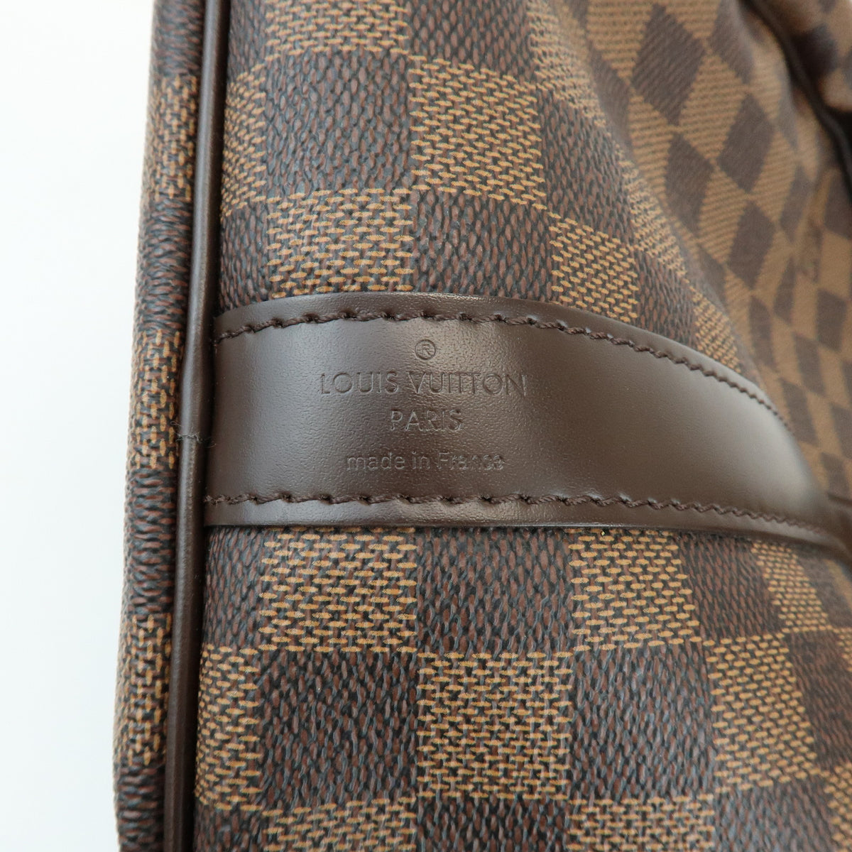 Louis Vuitton Damier Keep All Bandouliere 55 Travel Bag Brown N41414
