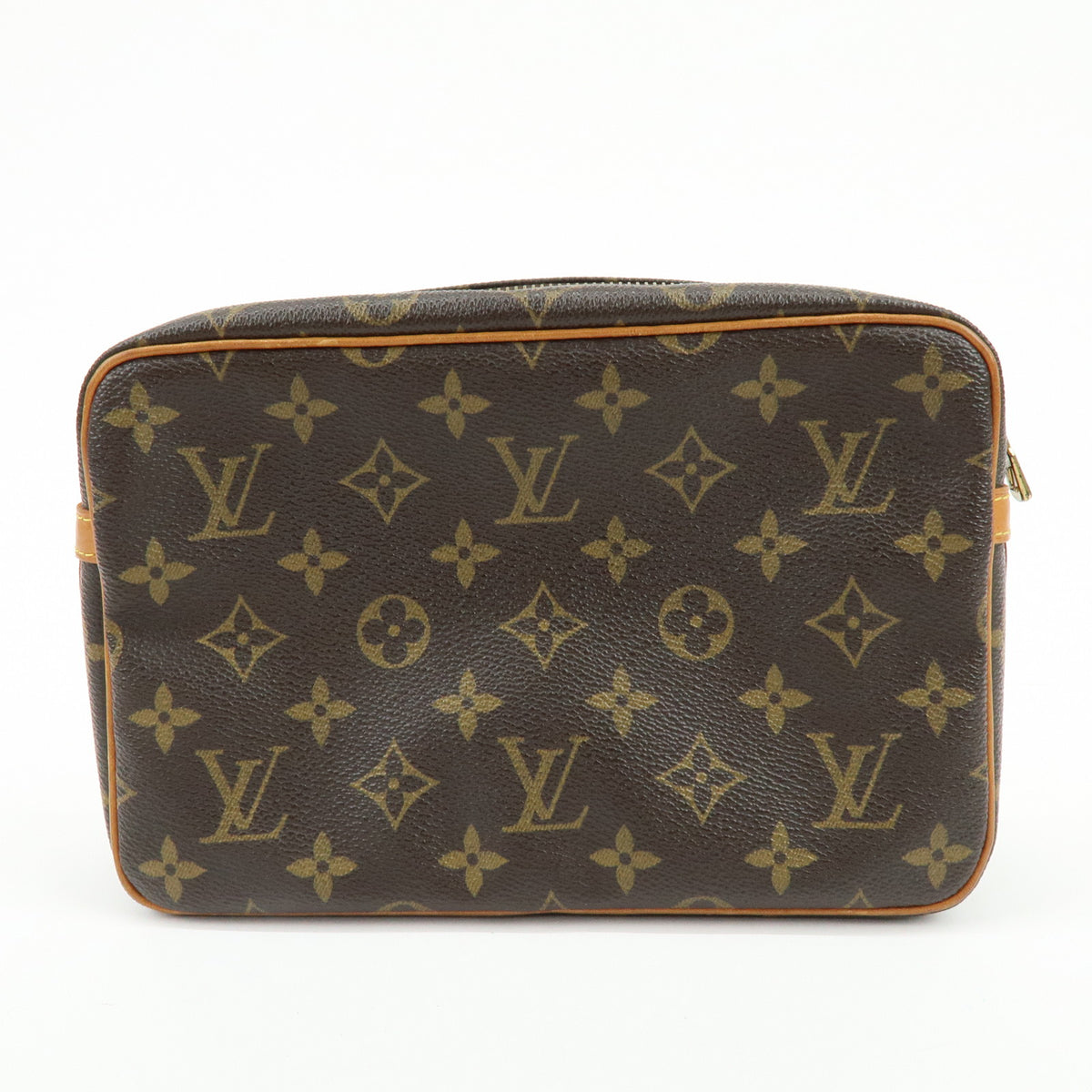 Louis Vuitton Monogram Compiegne 23 Pouch Clutch Bag Brown M51847
