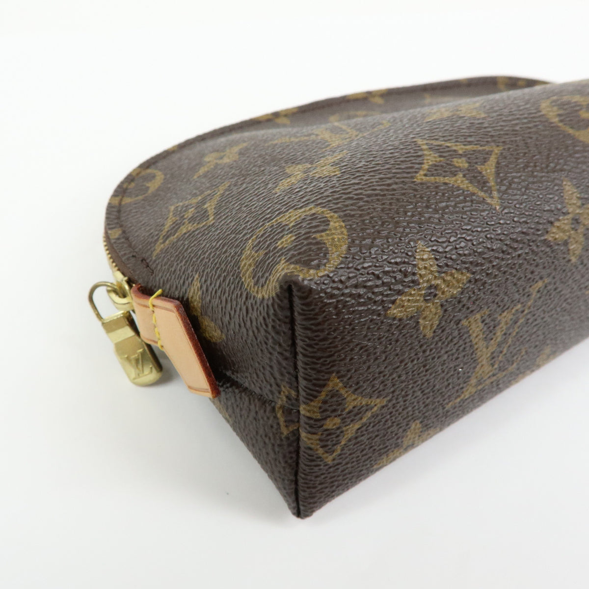 Louis Vuitton Monogram Pochette Cosmetic PM Pouch Brown M47515