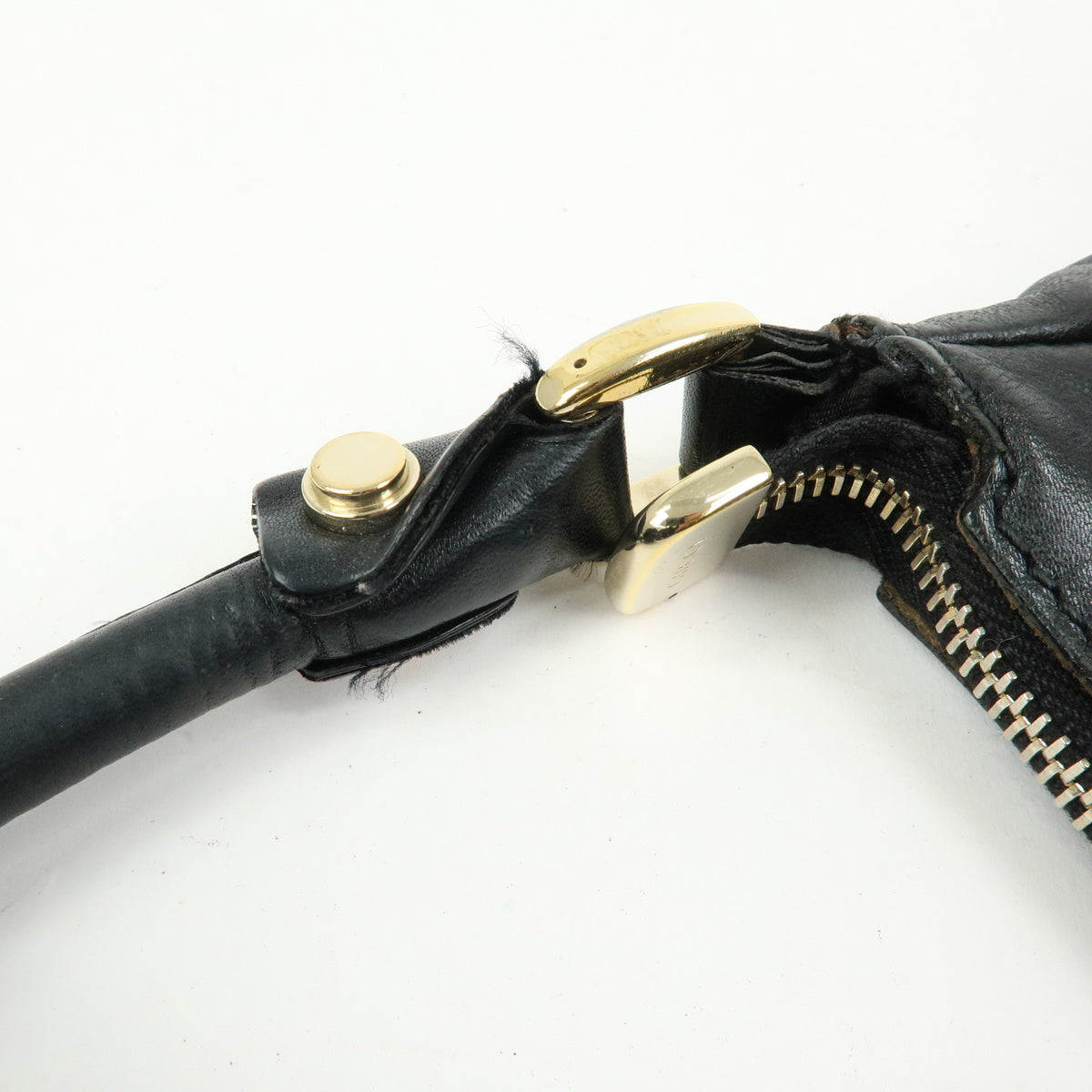 GUCCI Abbey Leather Shoulder Bag Hand Bag Black 189833
