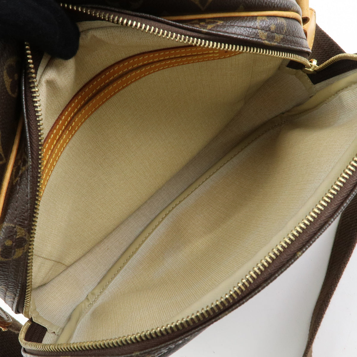 Louis Vuitton Monogram Reporter PM Shoulder Crossbody Bag Brown M45254