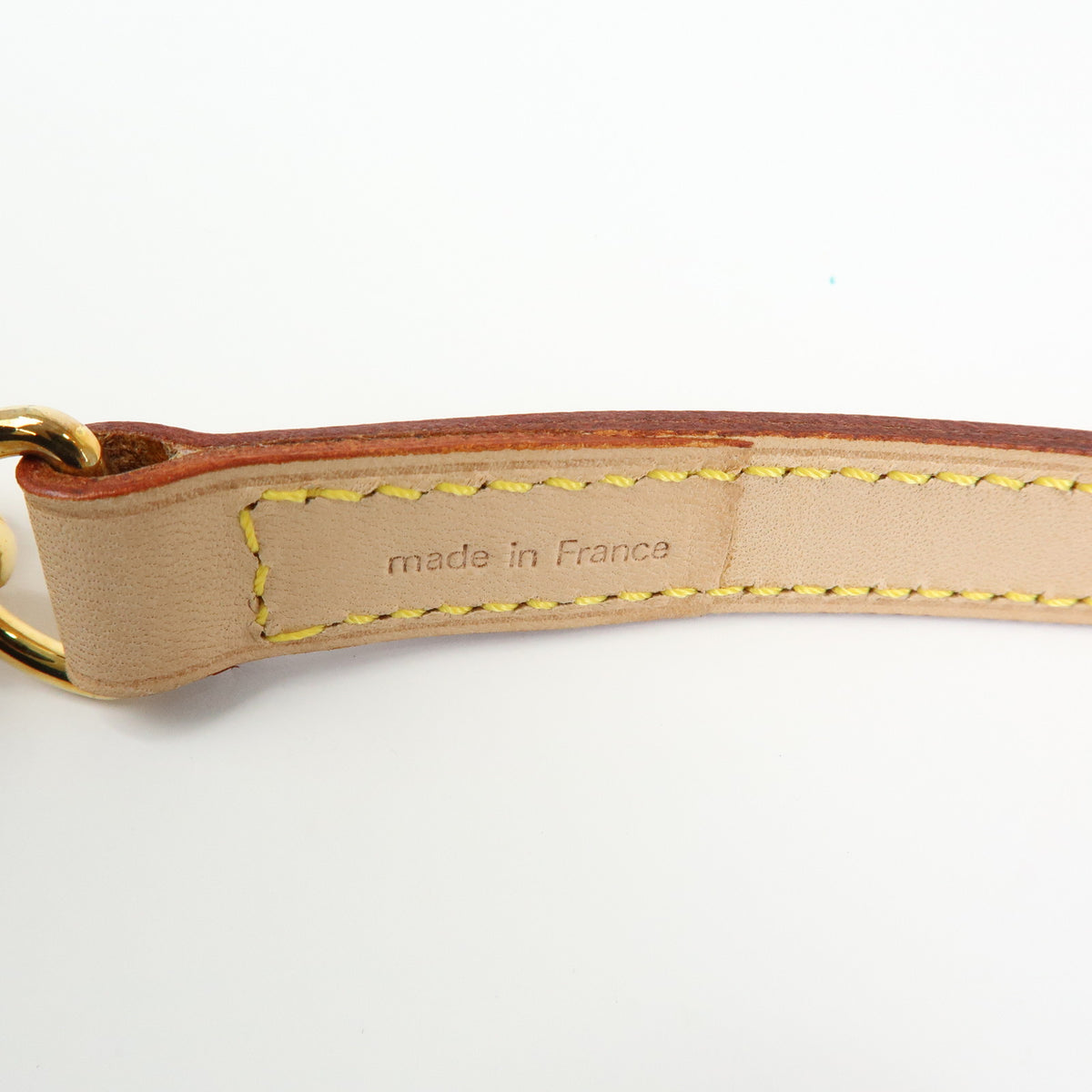 Louis Vuitton Leather Shoulder Strap 120cm 1.6cm Natrual J00144