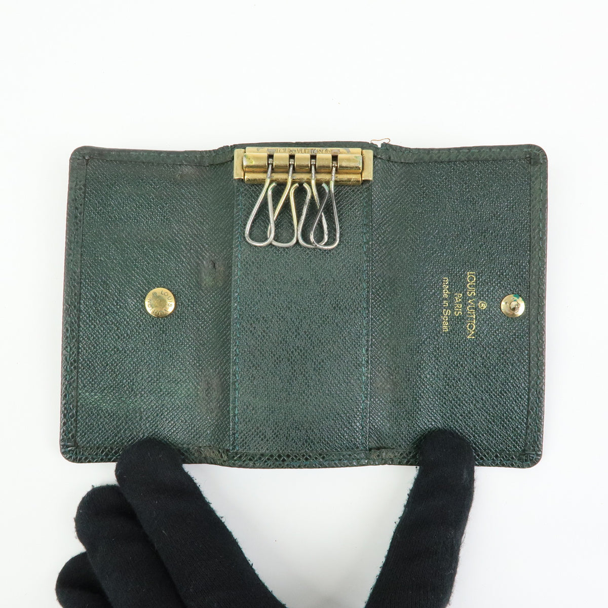 Louis Vuitton Lot of 3 Monogram Taiga Pouch Key Case Brown Epicea