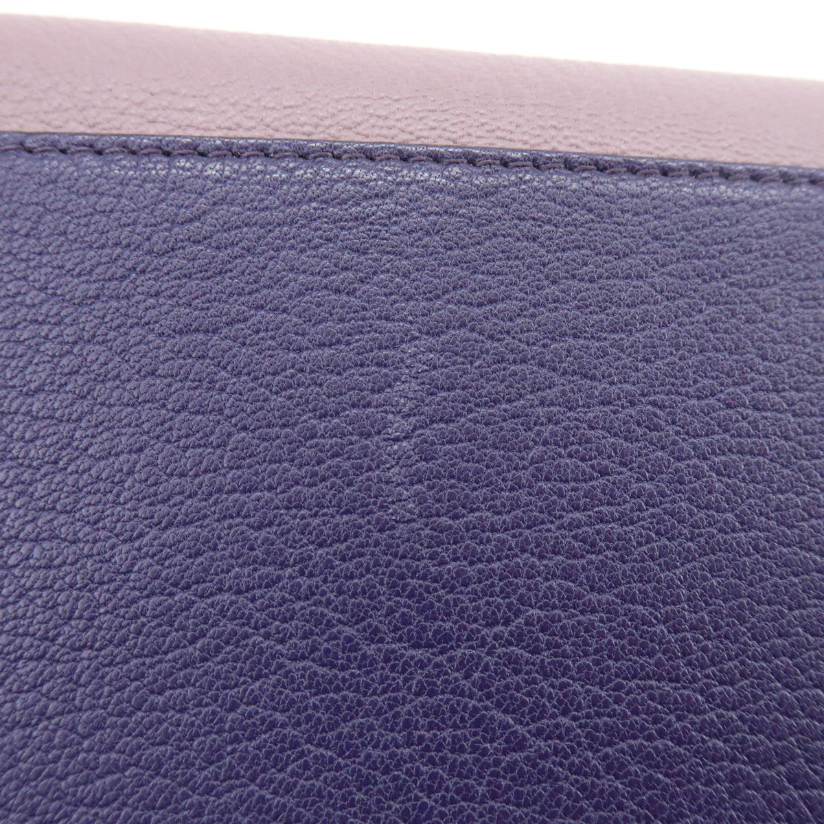 LOEWE Anagram Amazona 28 Leather Hand Bag Tote Bag Purple Pink