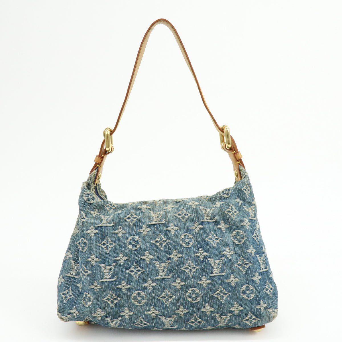 Louis Vuitton Monogram Denim Baggy PM 2Way Bag Shoulder Bag M95049