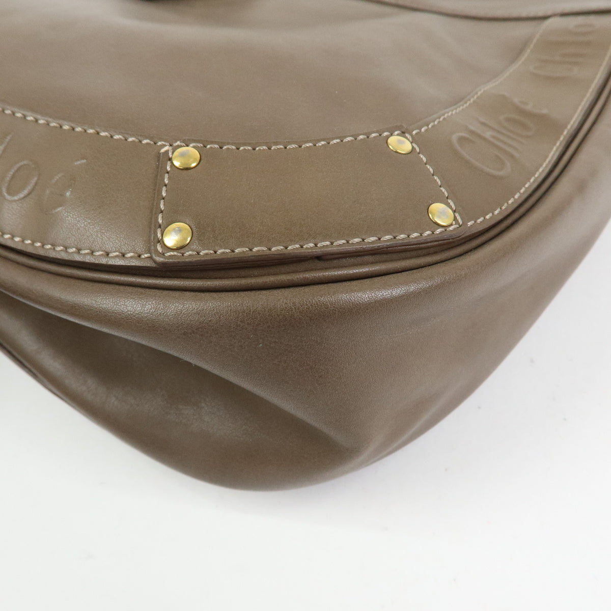 Chloe Eden Leather Shoulder Bag Crossbody Bag Brown