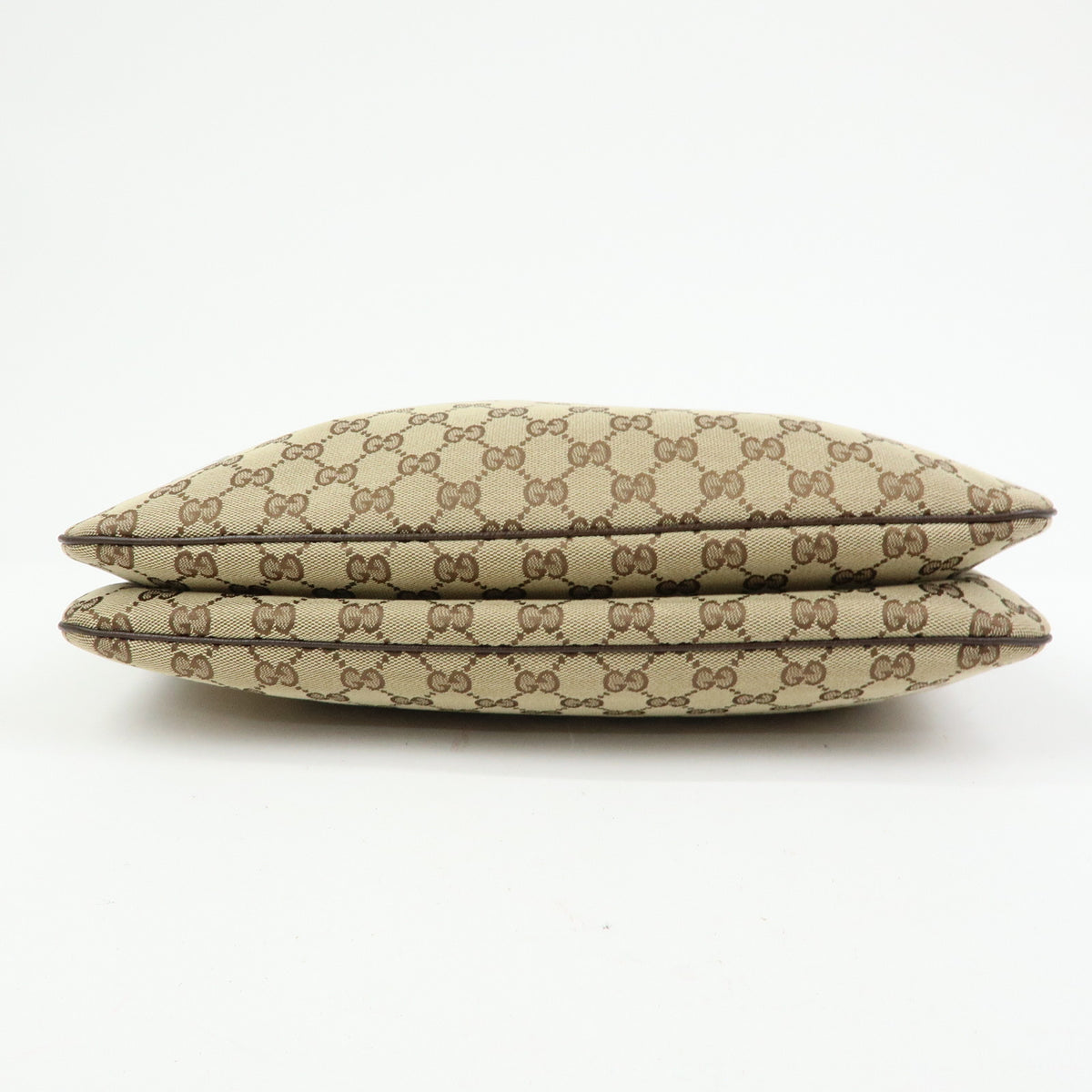 GUCCI Sherry GG Canvas Leather Shoulder Bag Hand Bag Beige Brown 146243