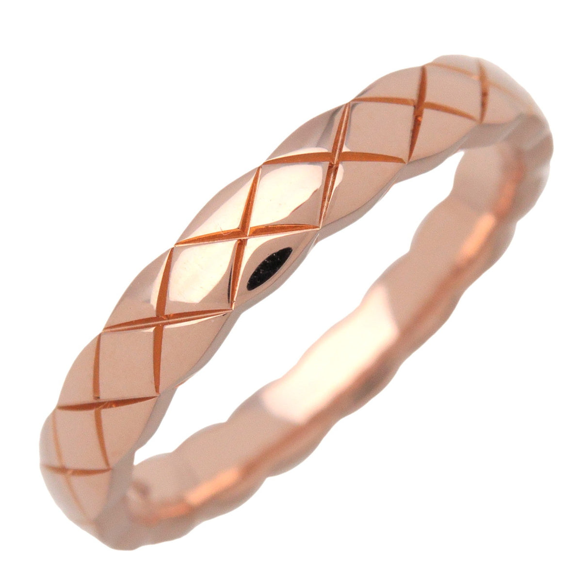 CHANEL COCO Crush Mini Ring K18 750PG Rose Gold #53 US6.25 J11785