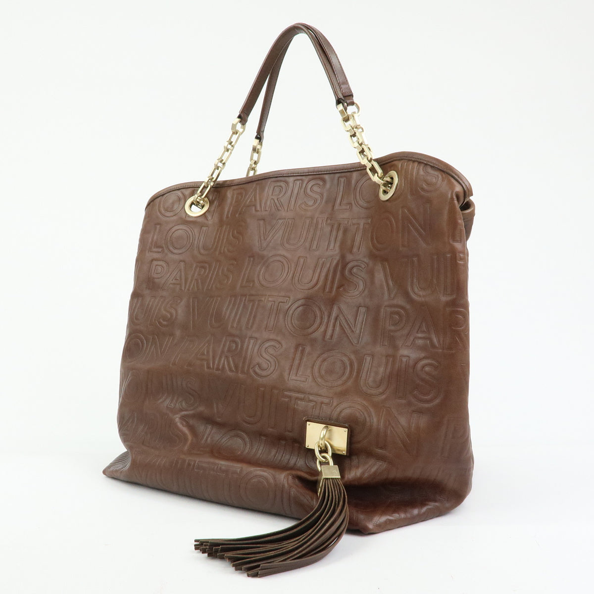 Louis Vuitton Paris Souple Wish Leather Shoulder Bag Brown M95830