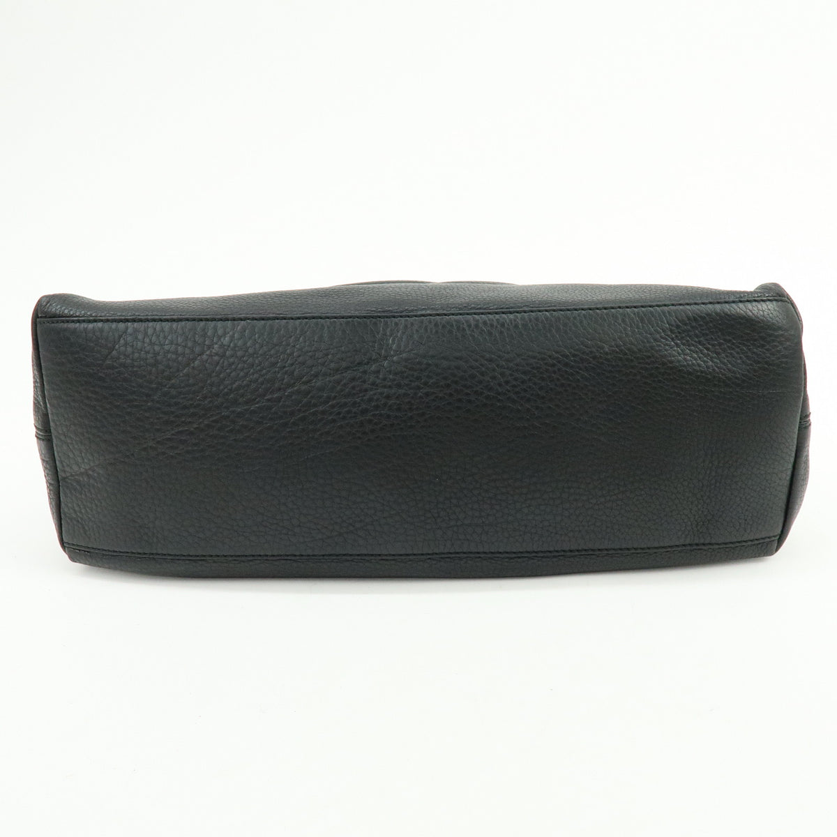 GUCCI SOHO Interlocking G Leather Chain Shoulder Bag Black 308982