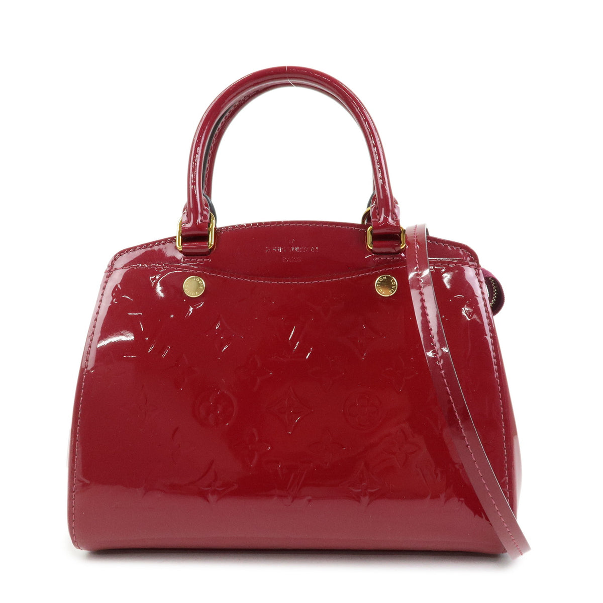Louis Vuitton Monogram Vernis Brea PM 2Way Bag Hand Bag Magenta M50810
