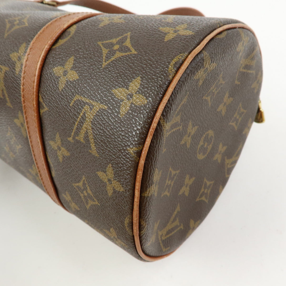 Louis Vuitton Monogram Papillon 30 Hand Bag Brown M51365