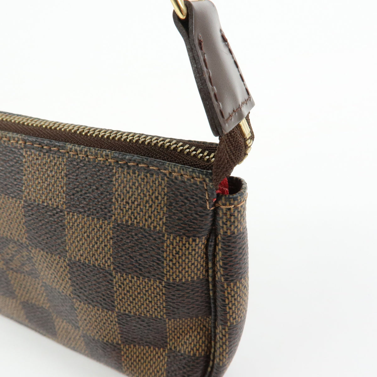 Louis Vuitton Damier Ebene Mini Pochette Accessoires Pouch N58009