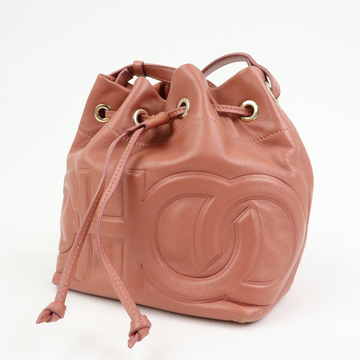 JIMMY CHOO Nappa Leather Juno S Shoulder Bag Crossbody Bag Pink