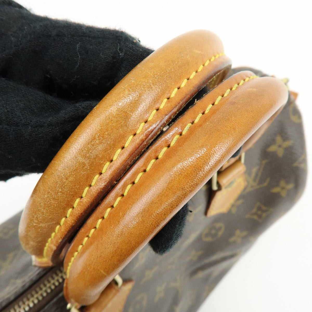 Louis Vuitton Monogram Speedy 25 Boston Bag Hand Bag Brown M41528