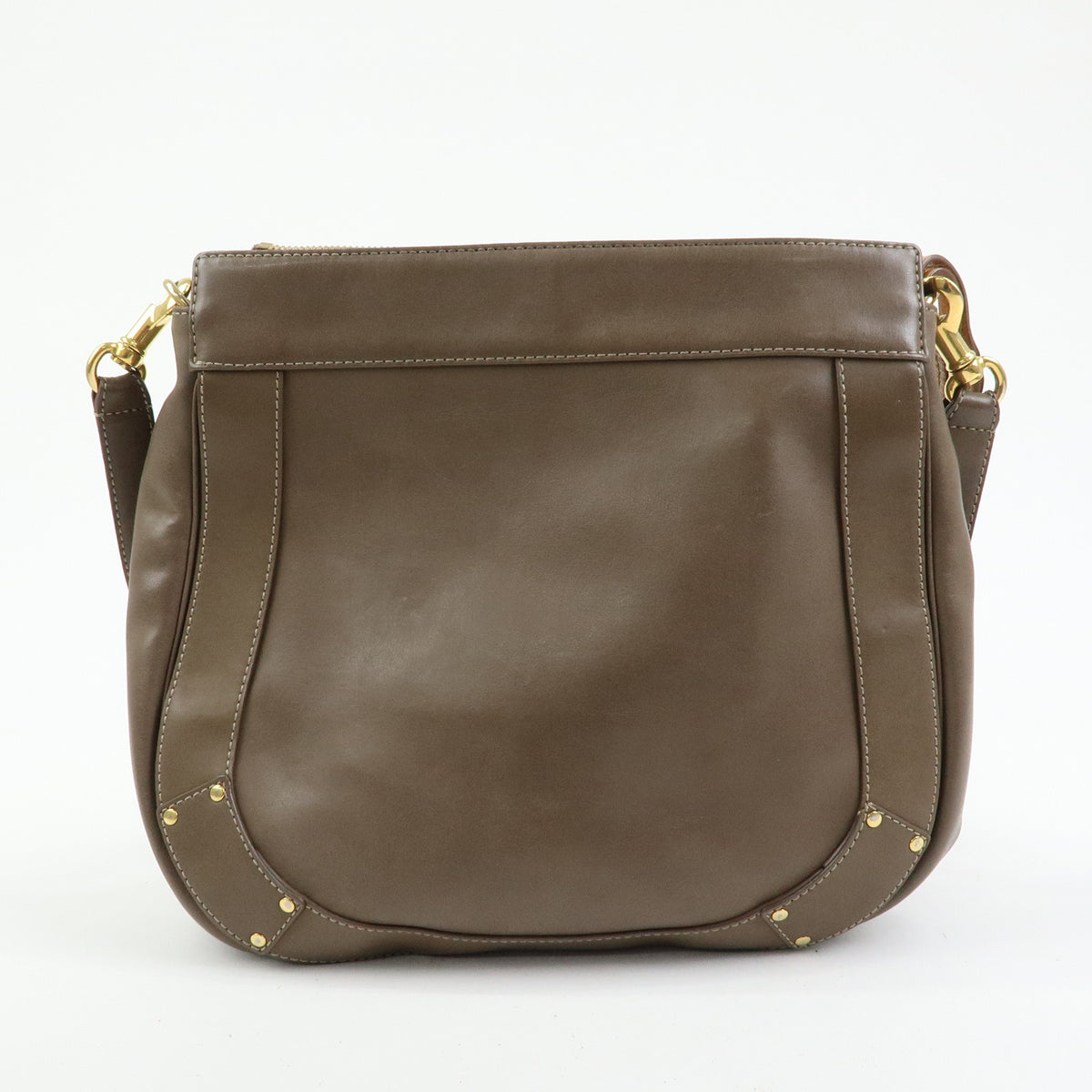 Chloe Eden Leather Shoulder Bag Crossbody Bag Brown