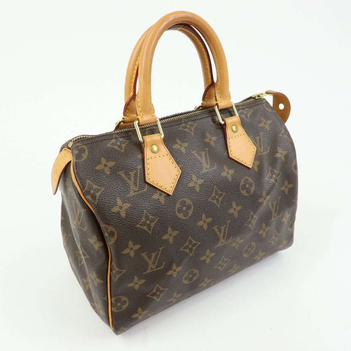 Louis Vuitton Monogram Speedy 25 Boston Bag Hand Bag Brown M41528
