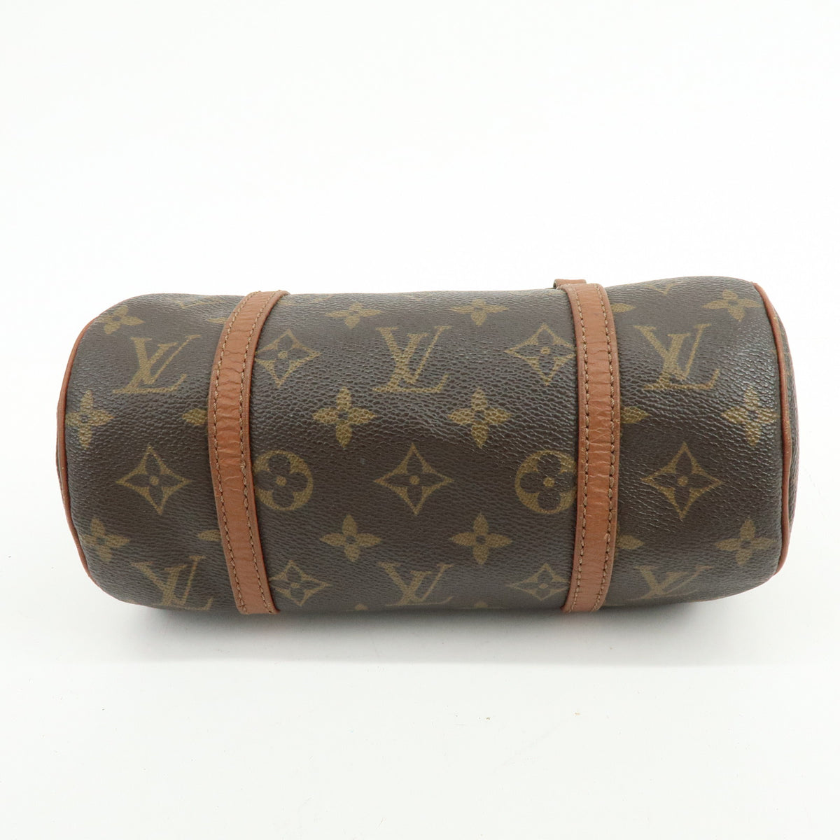 Louis Vuitton Monogram Papillon 22 Canvas Leather Hand Bag Brown M51367