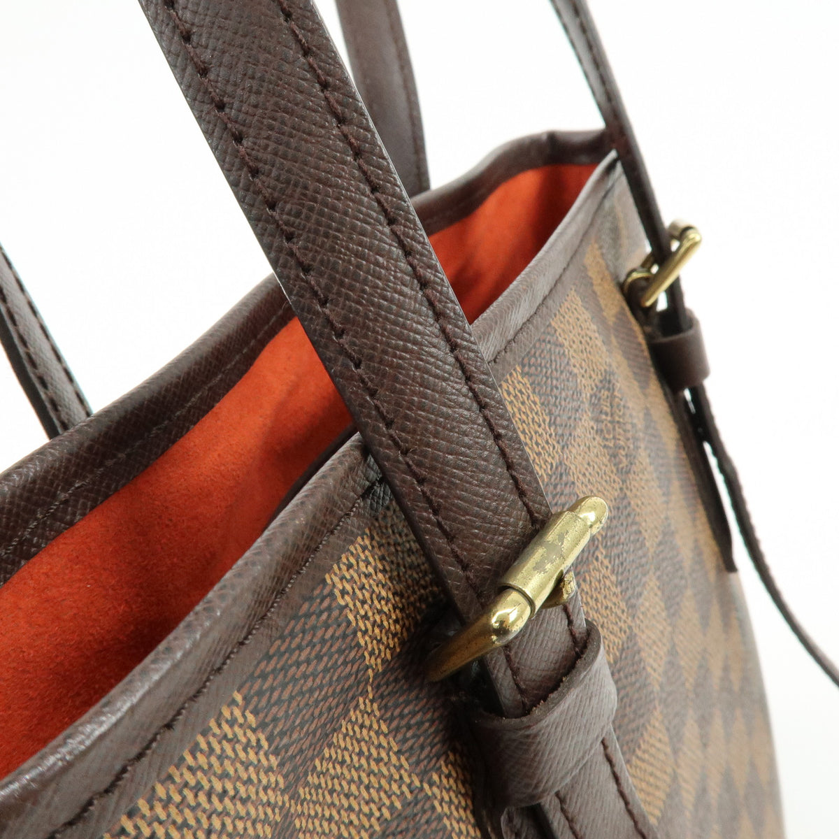 Louis Vuitton Damier Ebene Marais Tote Bag Hand Bag Brown N42240