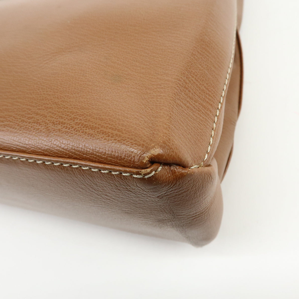 LOEWE Velazquez Suede Leather 2Way Shoulder Bag Hand Bag Brown